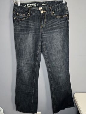Vintage/Y2K Mossimo Bootcut Jeans-Juniors/Womens 9-Dark Blue-Retro,flare,denim